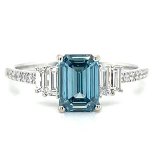 Blue Diamond Rings